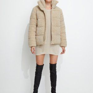 Unreal Fur Golden Years Puffer Jacket
